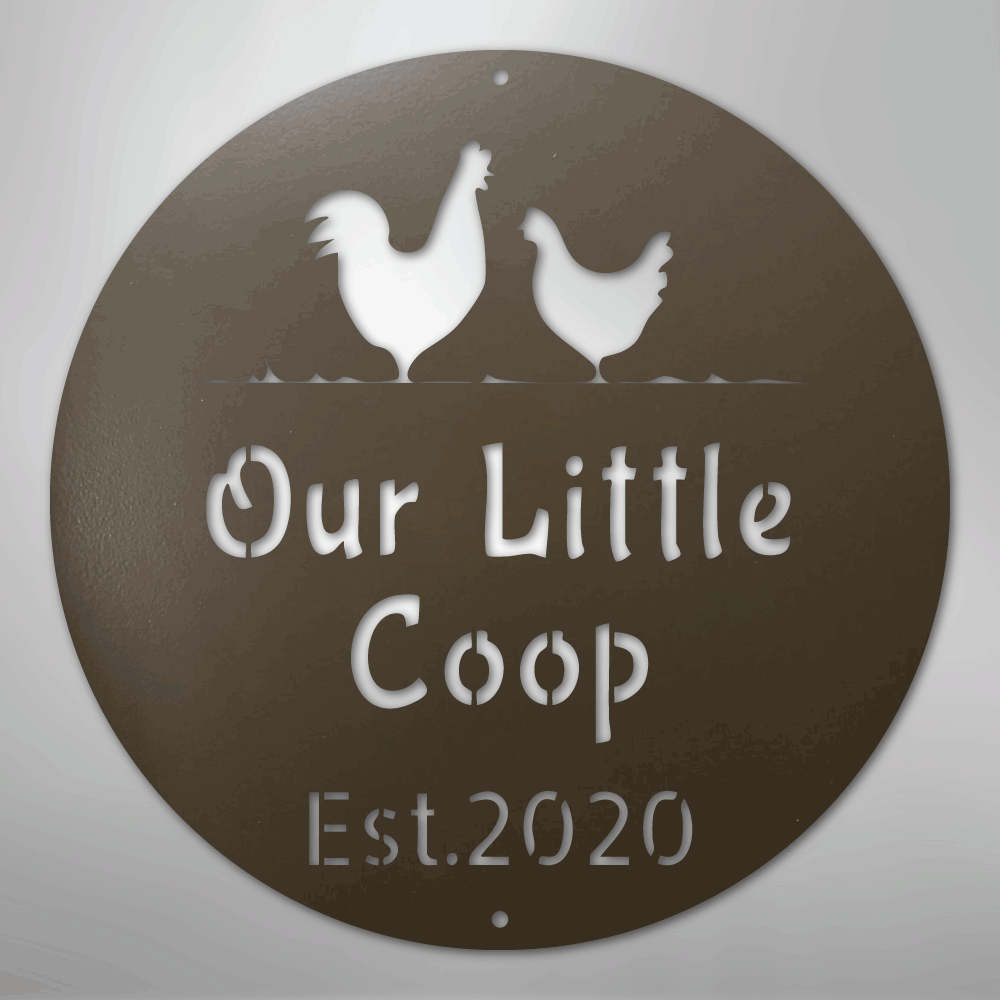 Chicken Coop - Steel Sign