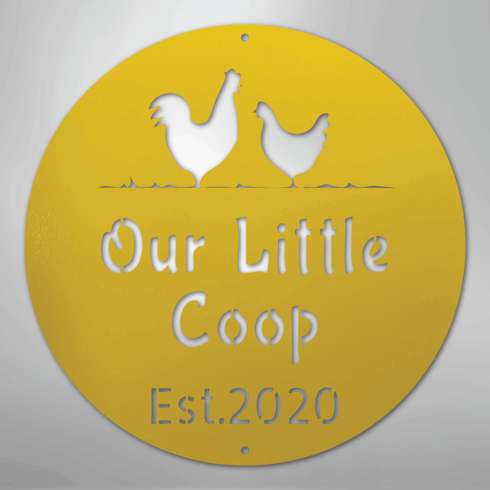 Chicken Coop - Steel Sign