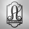 Regal Monogram - Steel Sign