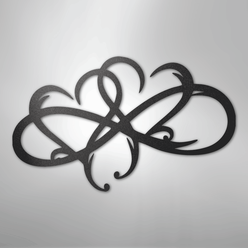 New Infinity Hearts - Steel Sign
