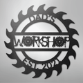 Unique Workshop Monogram - Steel Sign