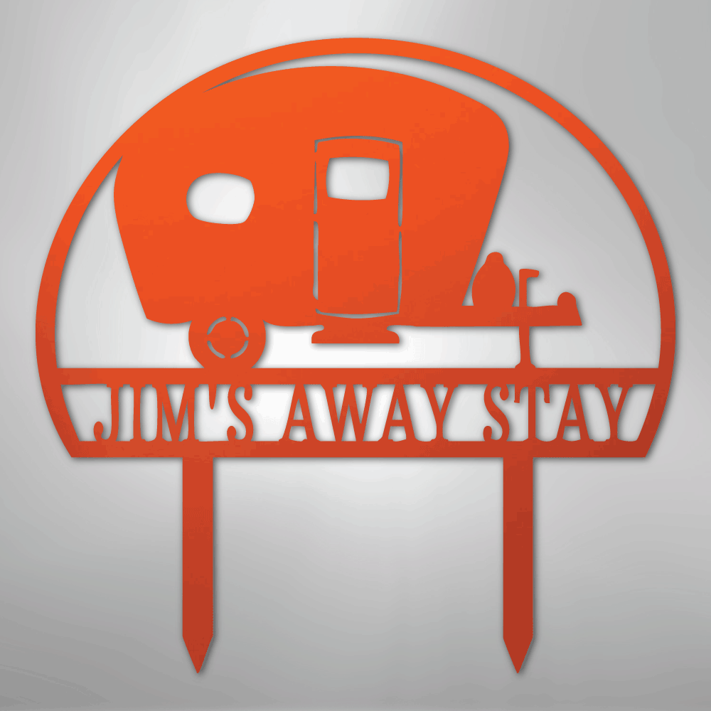 Camper Yard Monogram - Steel Sign