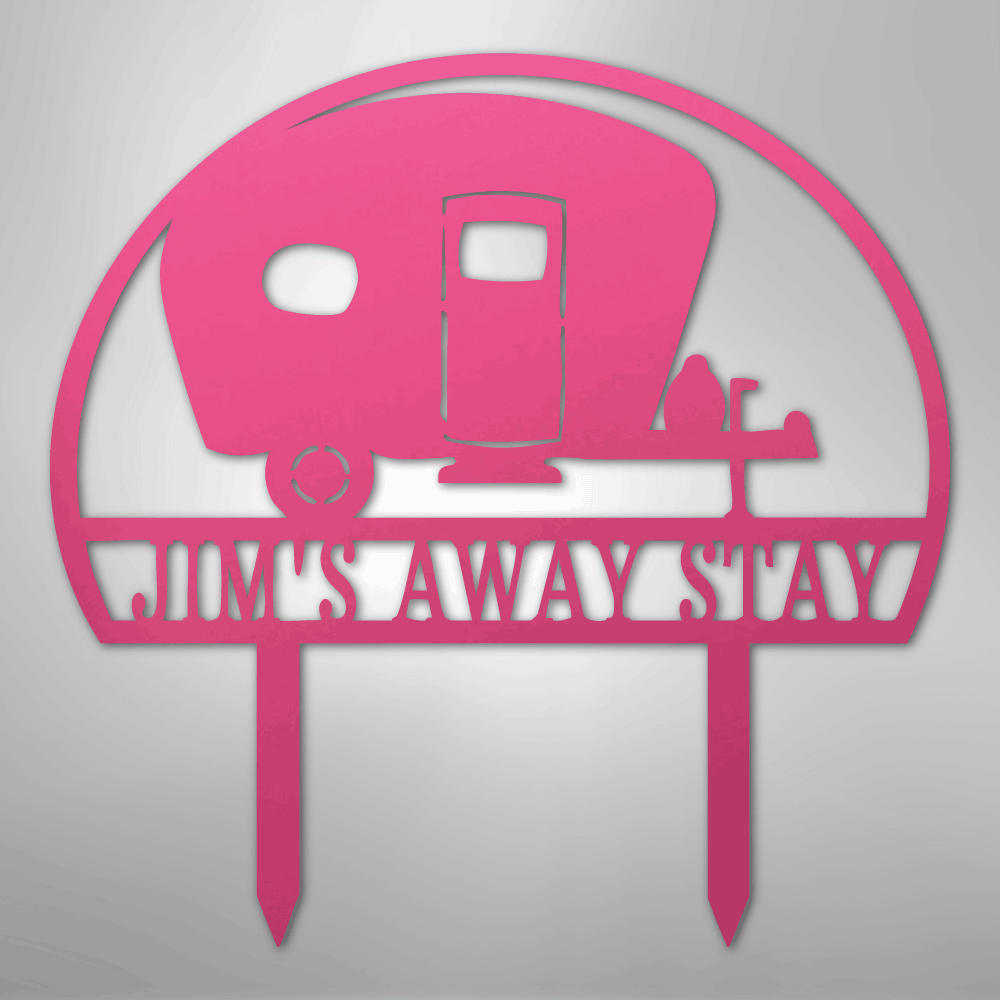Camper Yard Monogram - Steel Sign