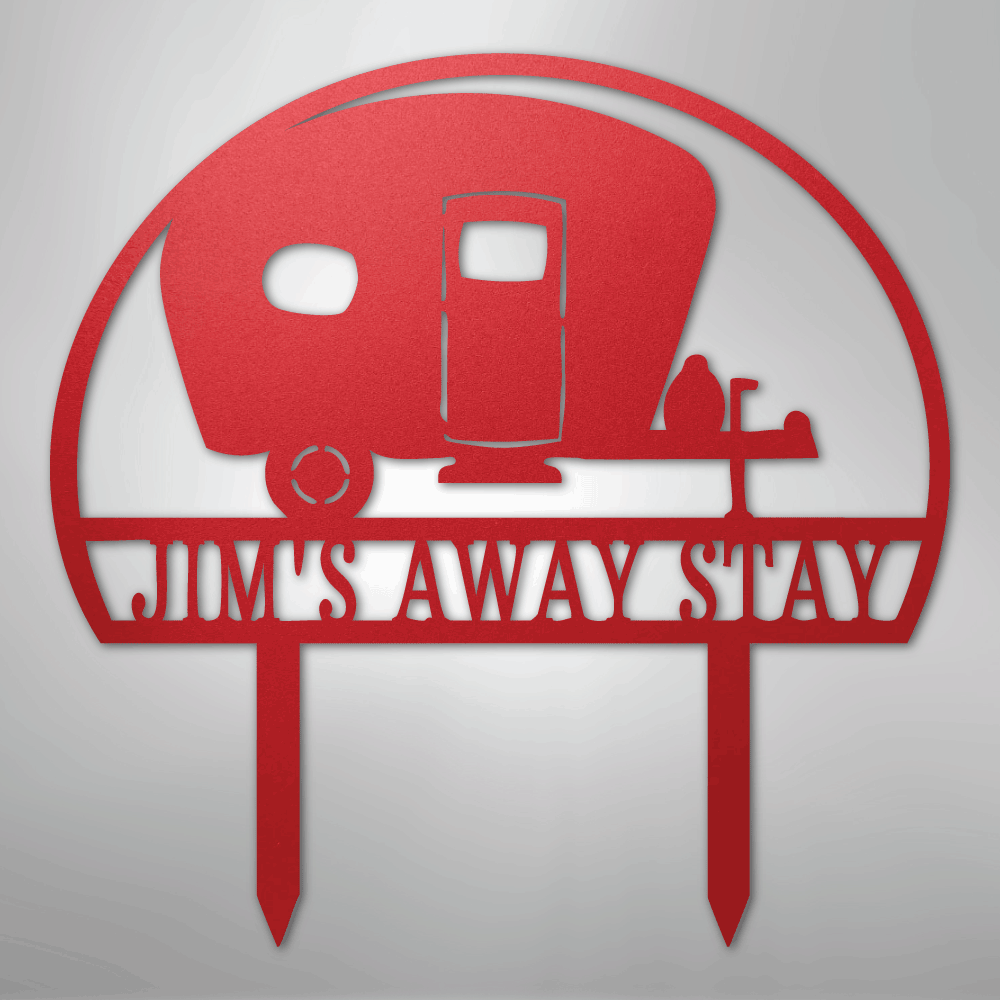 Camper Yard Monogram - Steel Sign