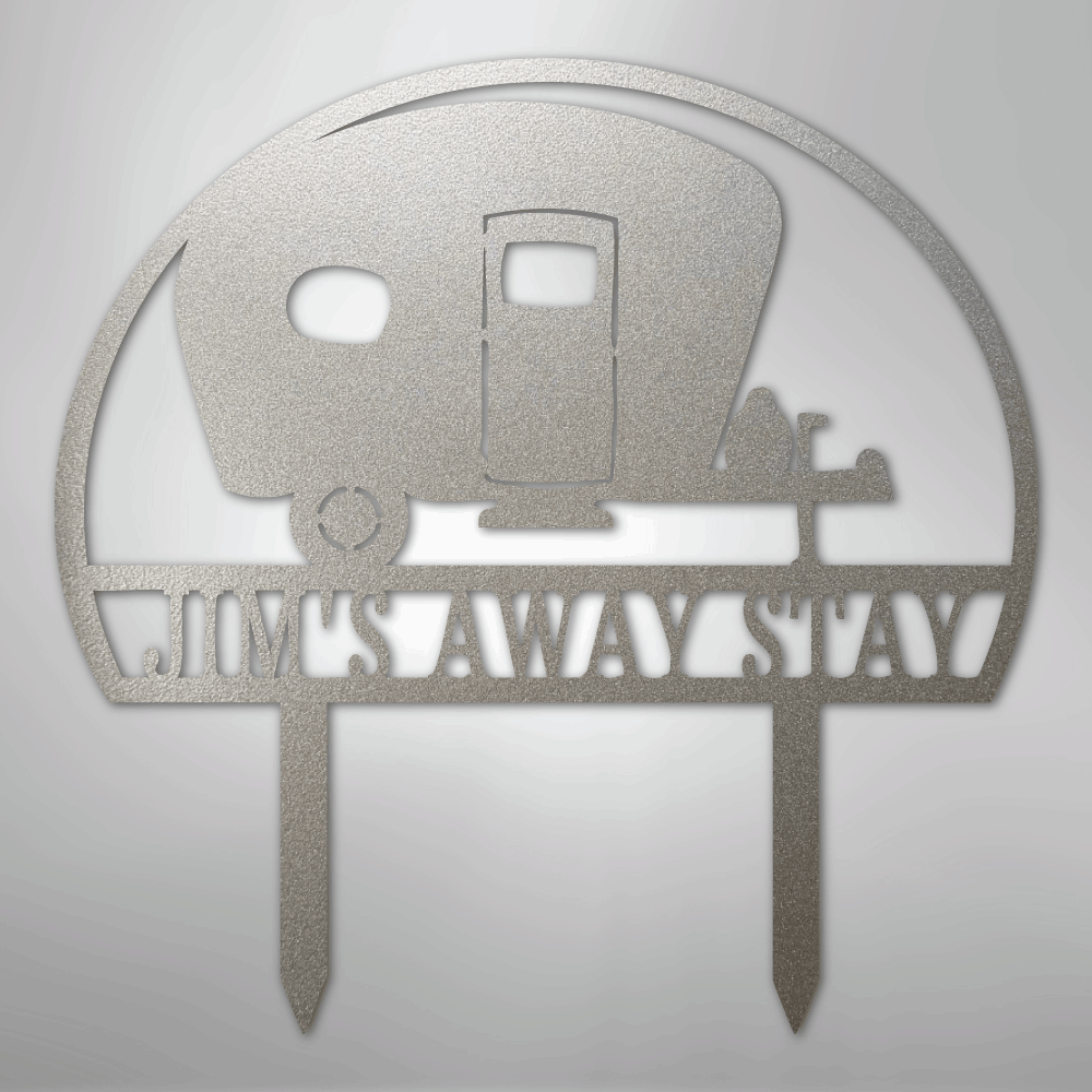 Camper Yard Monogram - Steel Sign