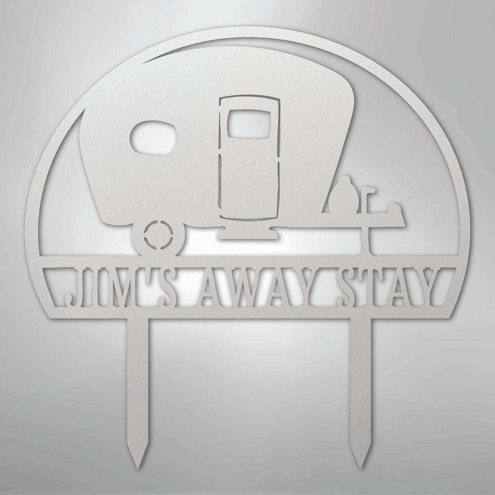 Camper Yard Monogram - Steel Sign
