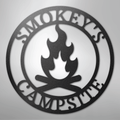 Campfire Monogram - Steel Sign