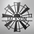 Windmill Monogram - Steel Sign