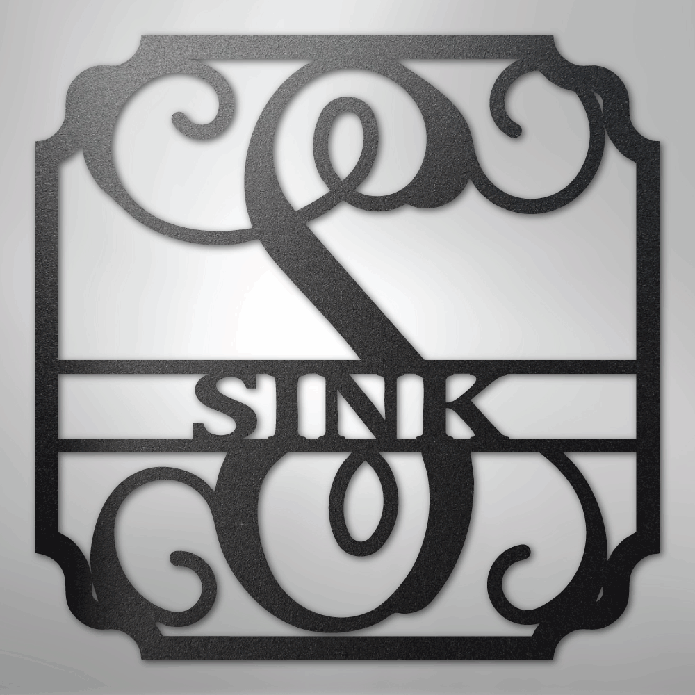 Classic Family Name - Steel Sign