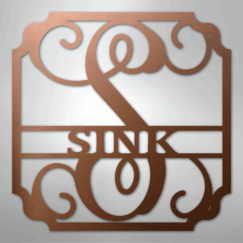 Classic Family Name - Steel Sign