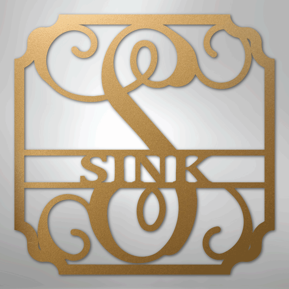 Classic Family Name - Steel Sign