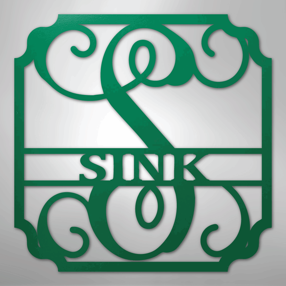 Classic Family Name - Steel Sign