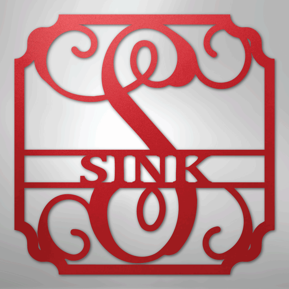 Classic Family Name - Steel Sign