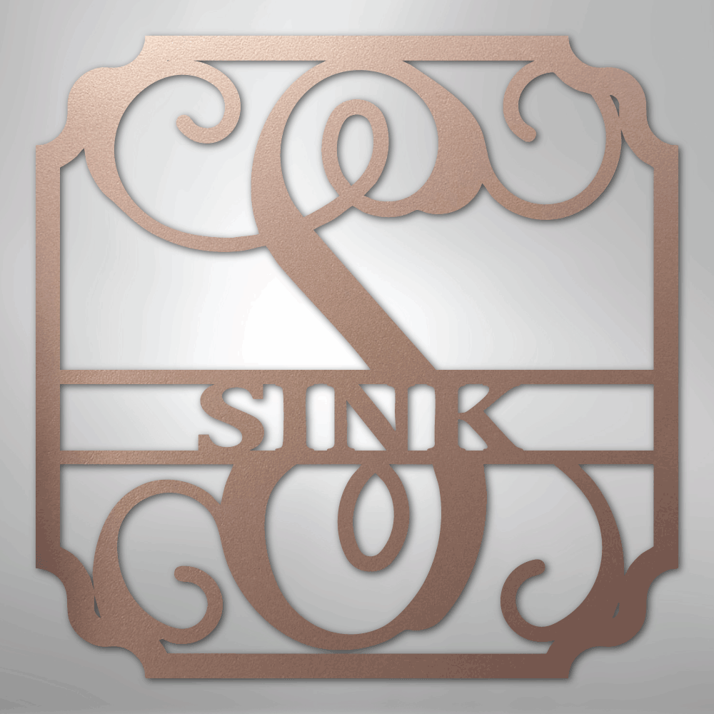 Classic Family Name - Steel Sign