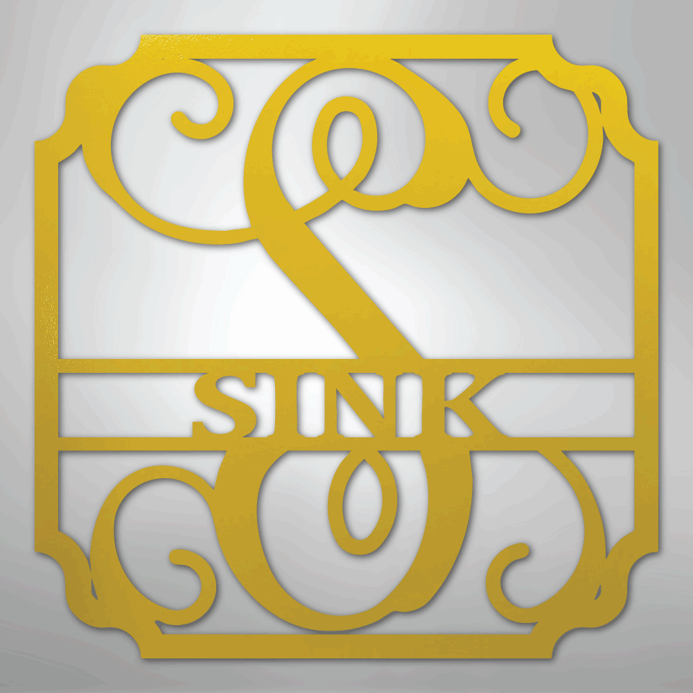 Classic Family Name - Steel Sign