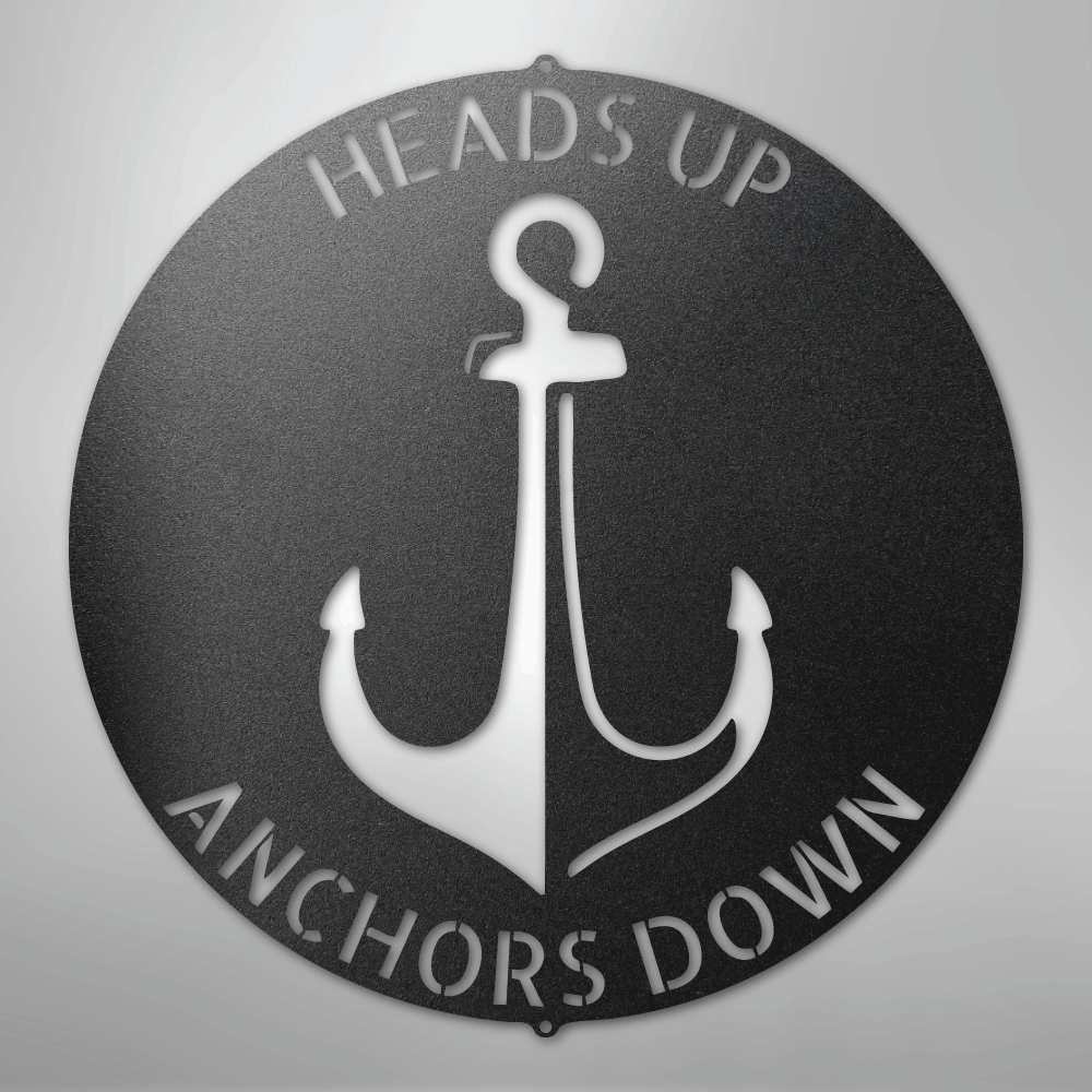 Anchor Plaque - Steel Sign