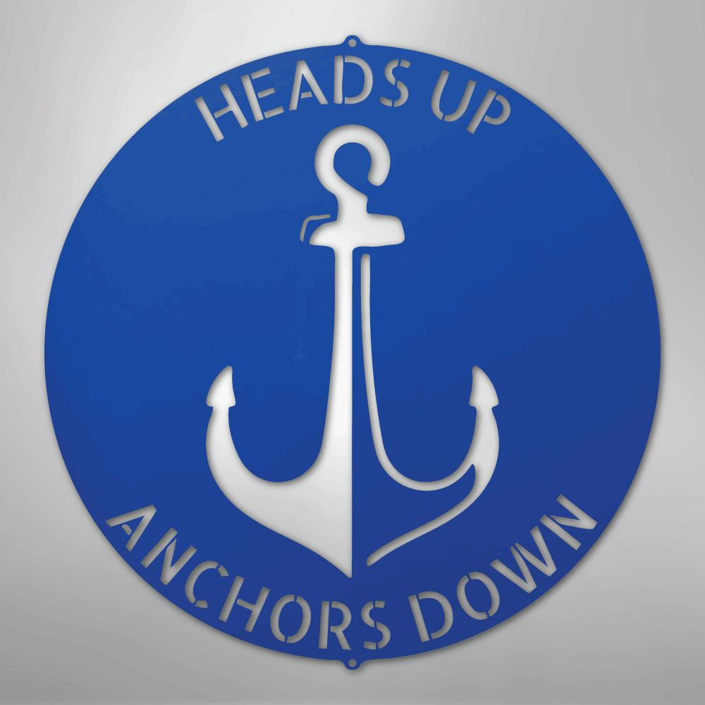 Anchor Plaque - Steel Sign
