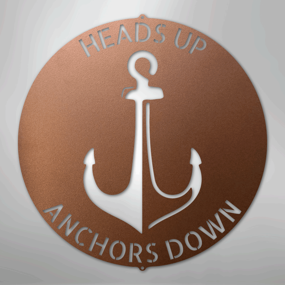 Anchor Plaque - Steel Sign