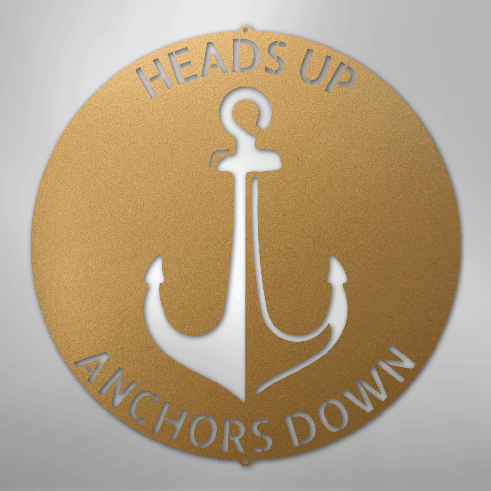 Anchor Plaque - Steel Sign