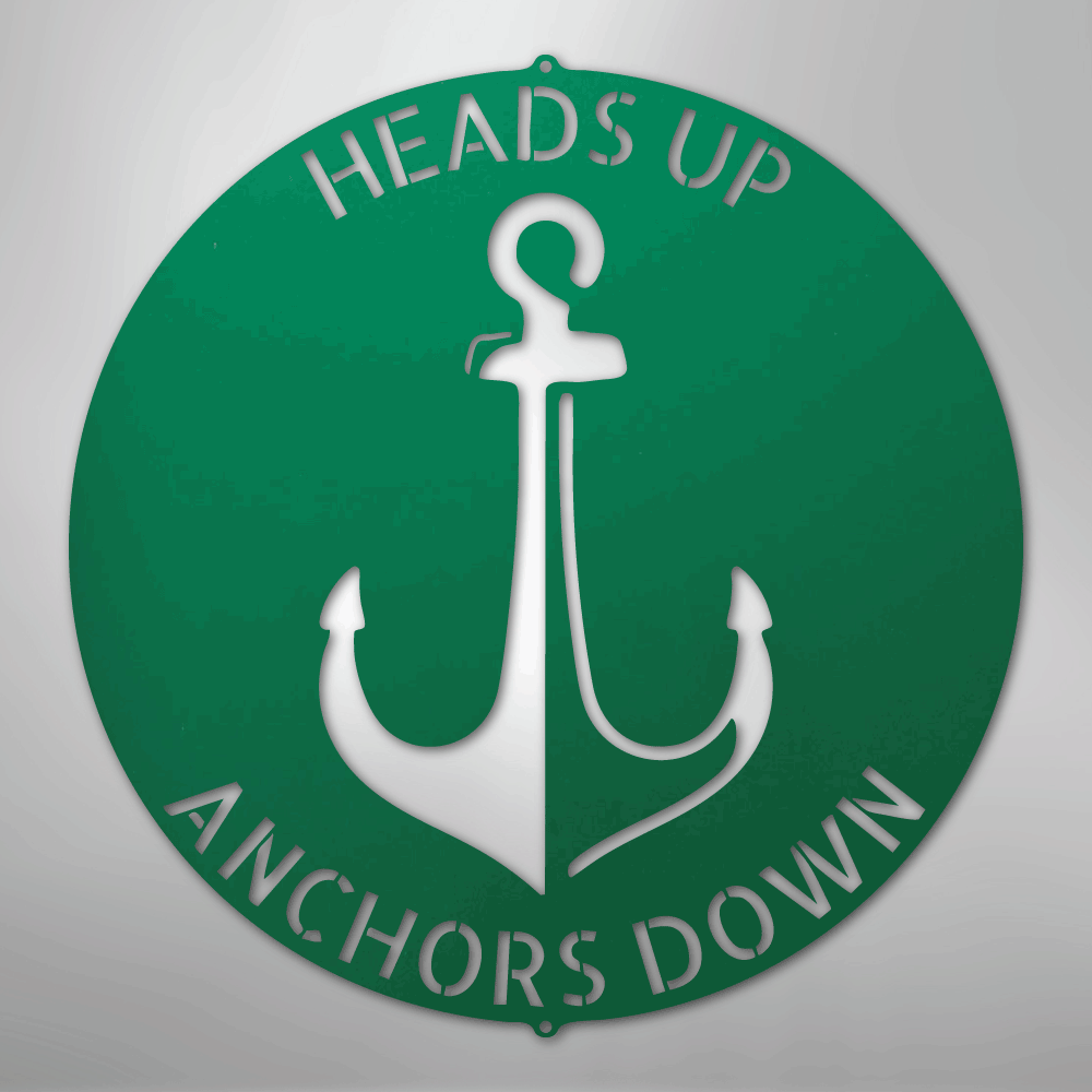 Anchor Plaque - Steel Sign