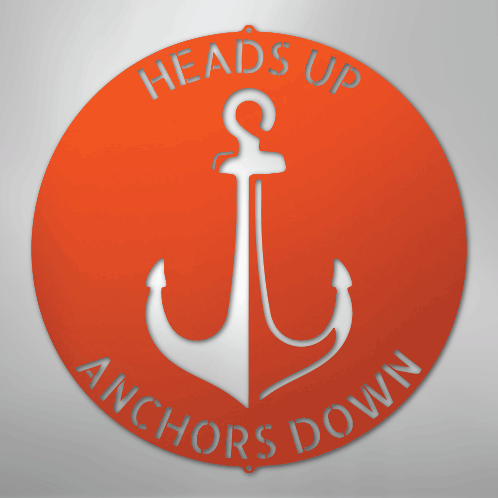 Anchor Plaque - Steel Sign
