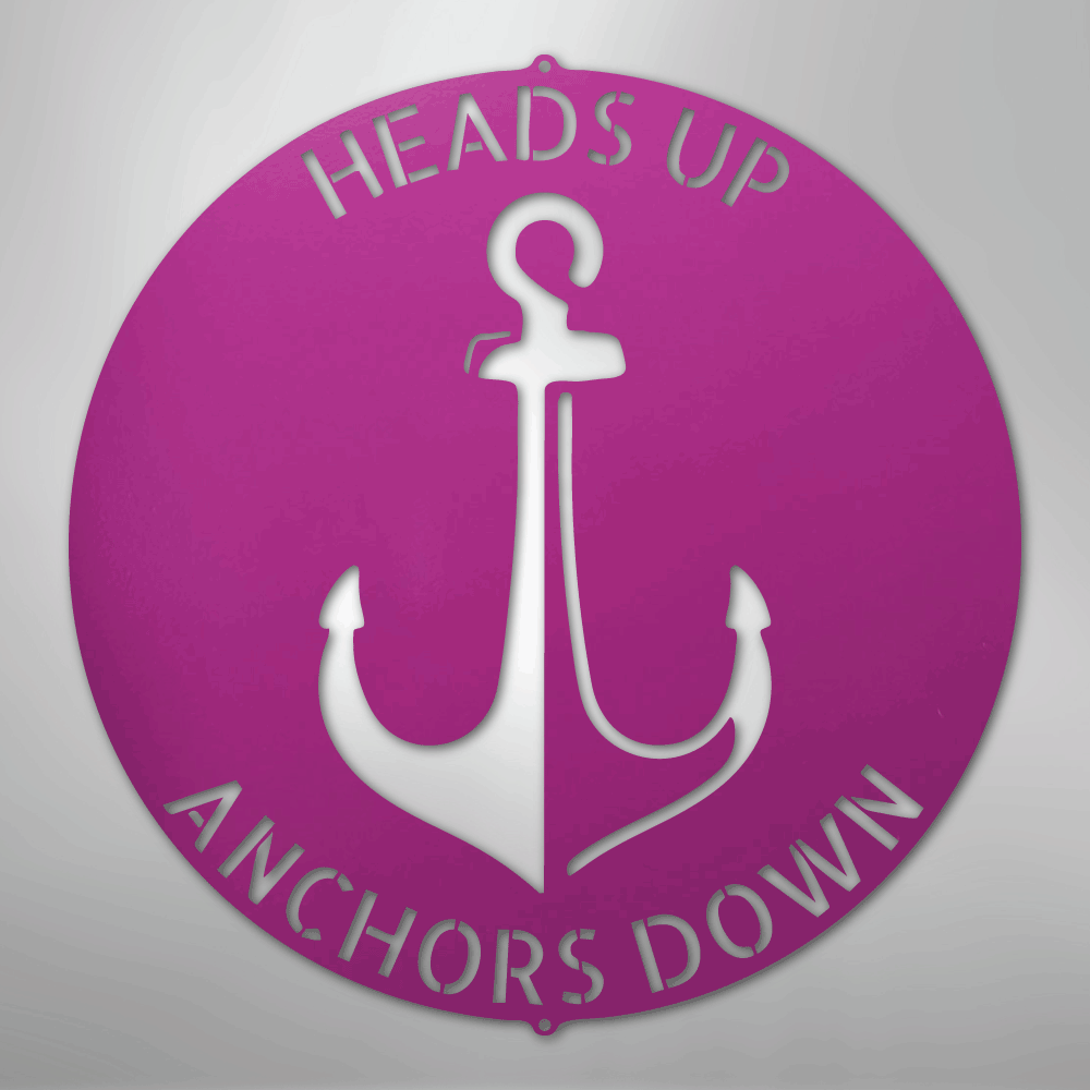 Anchor Plaque - Steel Sign