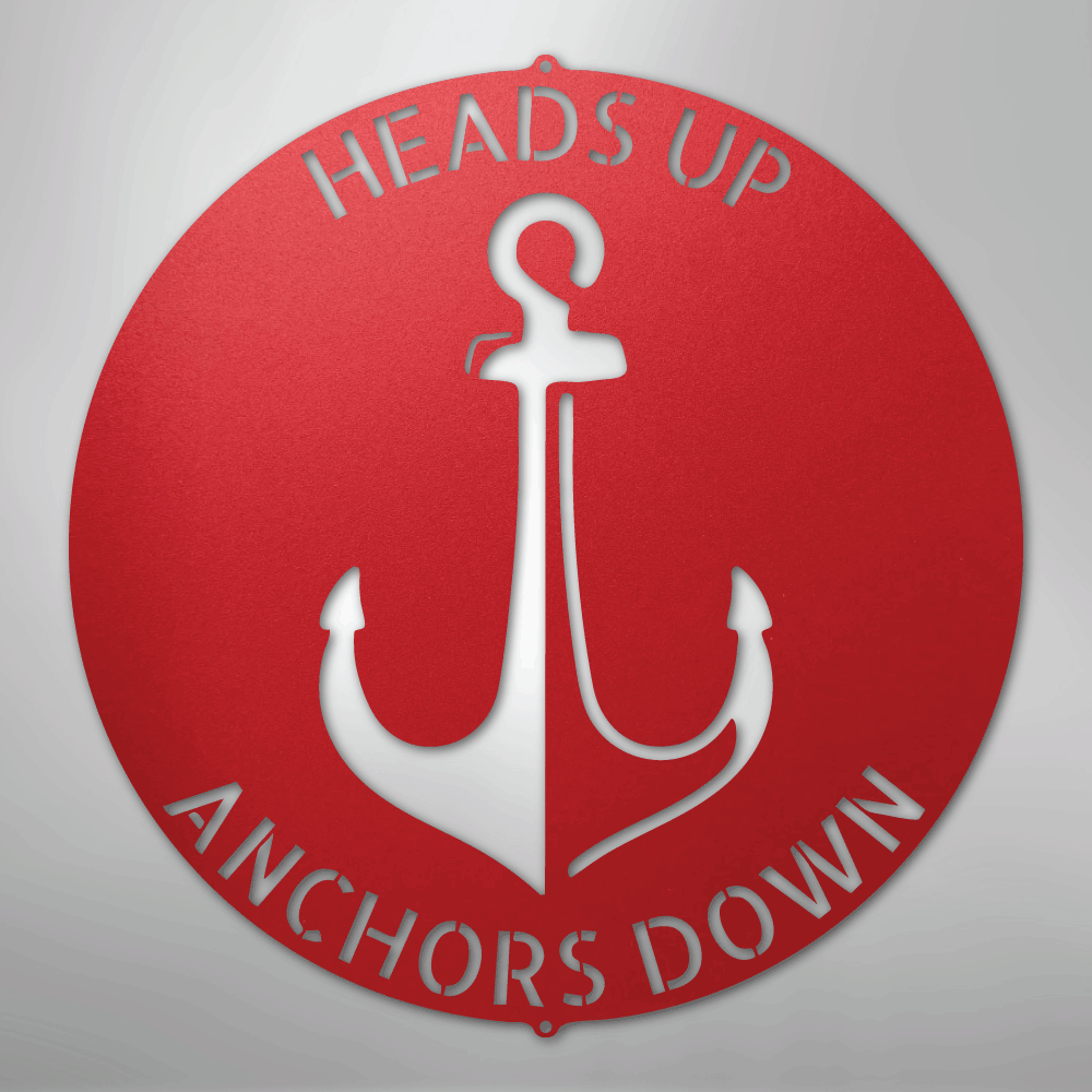 Anchor Plaque - Steel Sign