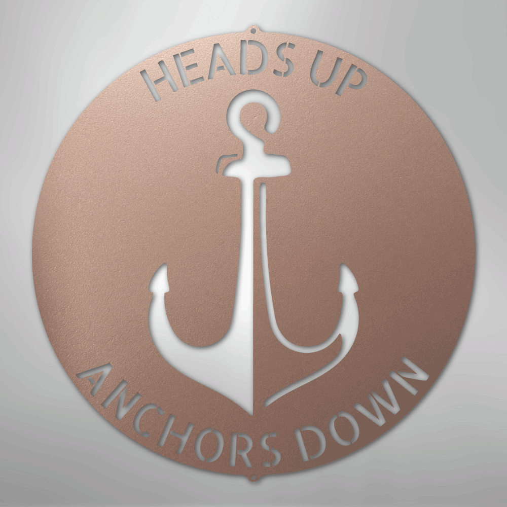 Anchor Plaque - Steel Sign