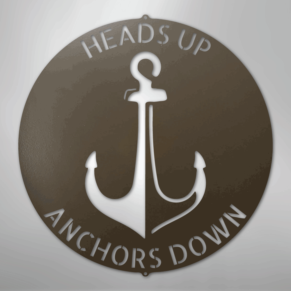 Anchor Plaque - Steel Sign