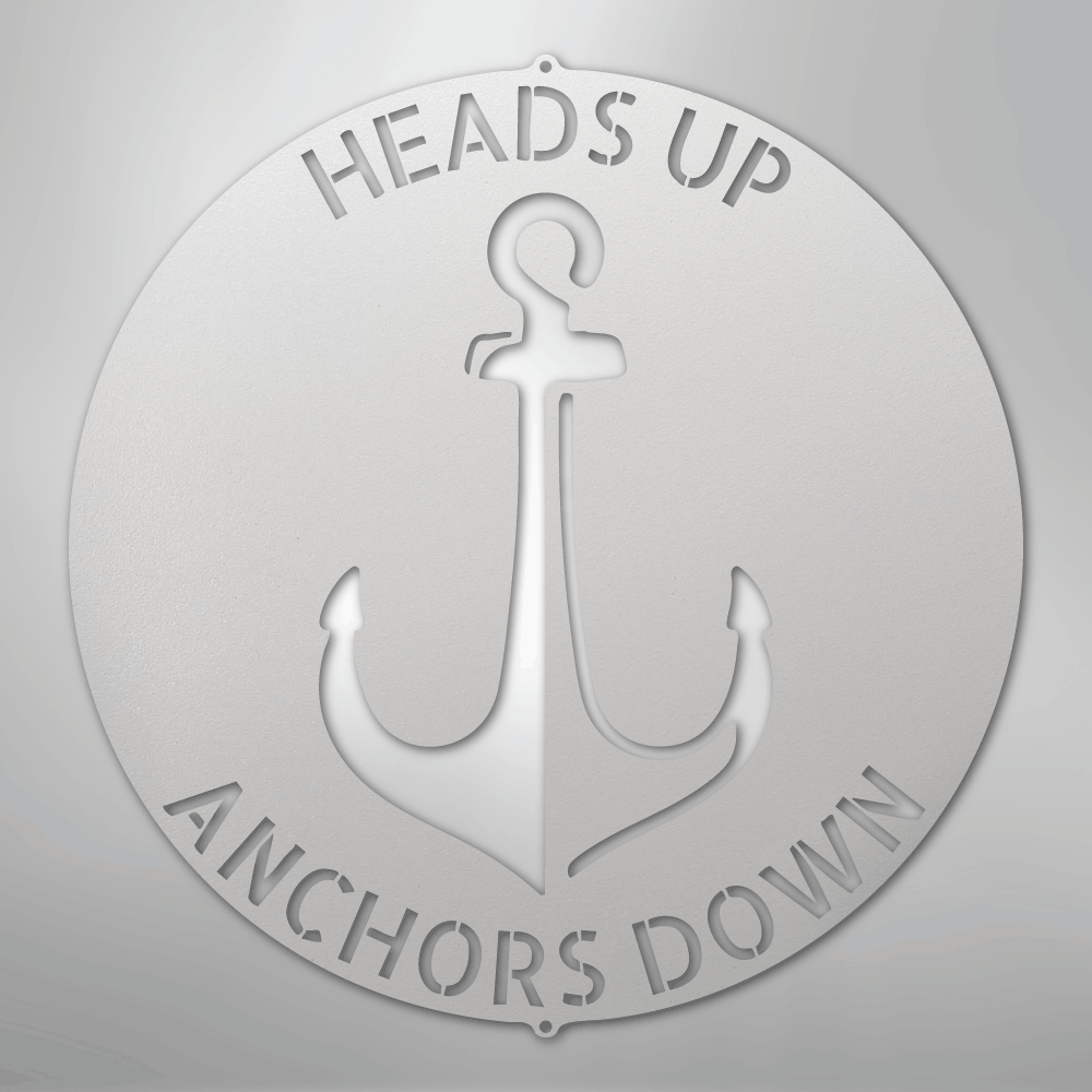 Anchor Plaque - Steel Sign
