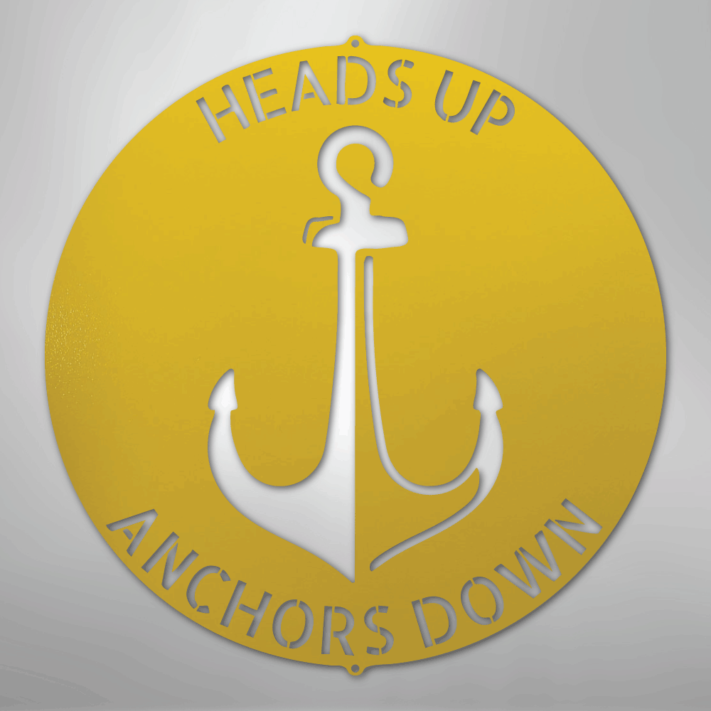 Anchor Plaque - Steel Sign