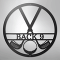 Golf Club Monogram - Steel Sign