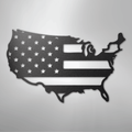 USA Flag - Steel Sign
