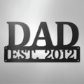 Dad Monogram - Steel Sign