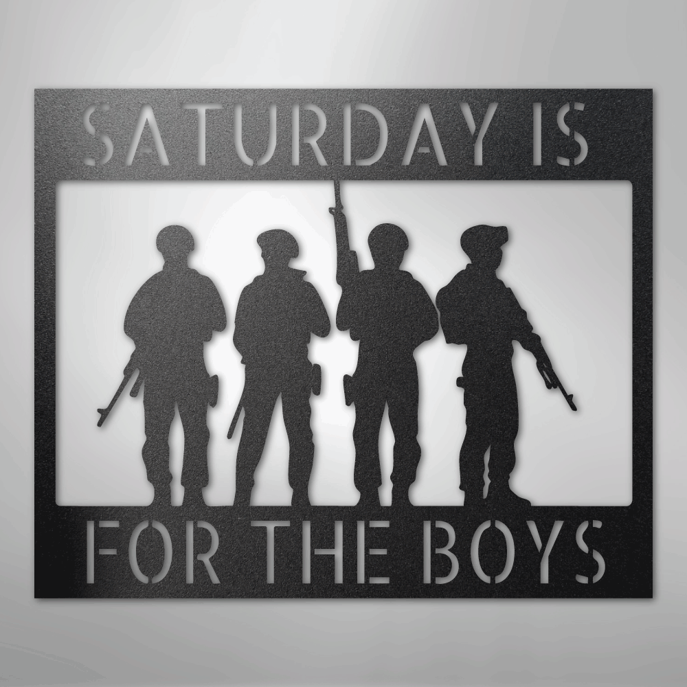 Soldier Monogram - Steel Sign