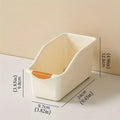 Curved Plastic Storage Bin Set - Multipurpose Home Organization Baskets for Cleaning Supplies & Household Essentials