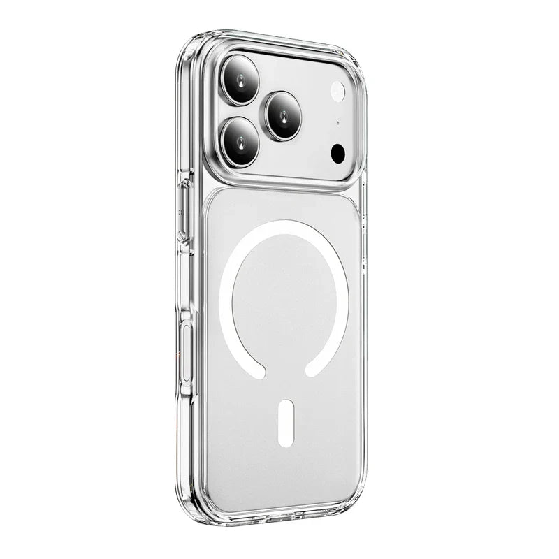 Premium Magnetic Charging Frosted Shockproof Phone Case for IPhone 17 Air 16 15 14 Plus Pro Max Skin Feeling Rugged Armor Cover