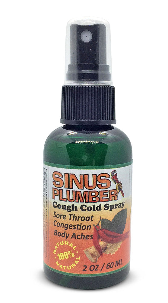 Sinus Plumber Natural Throat Spray | Cold & Flu Support