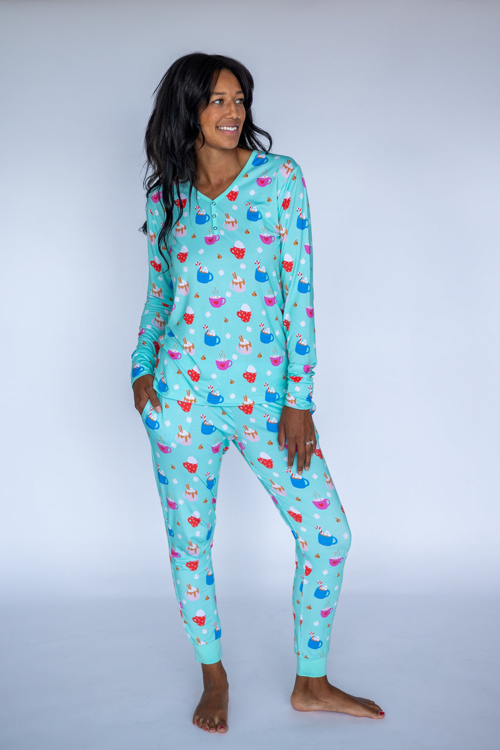 Cuppa Cozy Women’s Bamboo Pajama Set