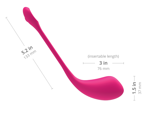 Lush 2 - Bluetooth Egg Vibrator