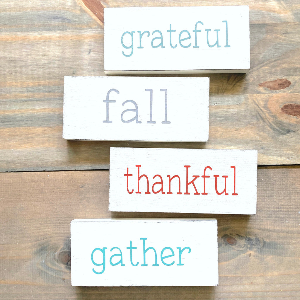Custom Fall Word Sign