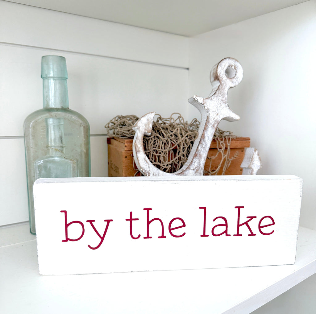 By the Lake Sign