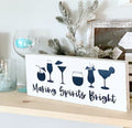 Making spirits bright sign