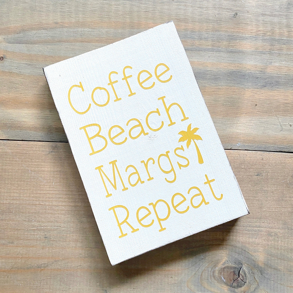 Coffee Beach Margs Repeat Sign