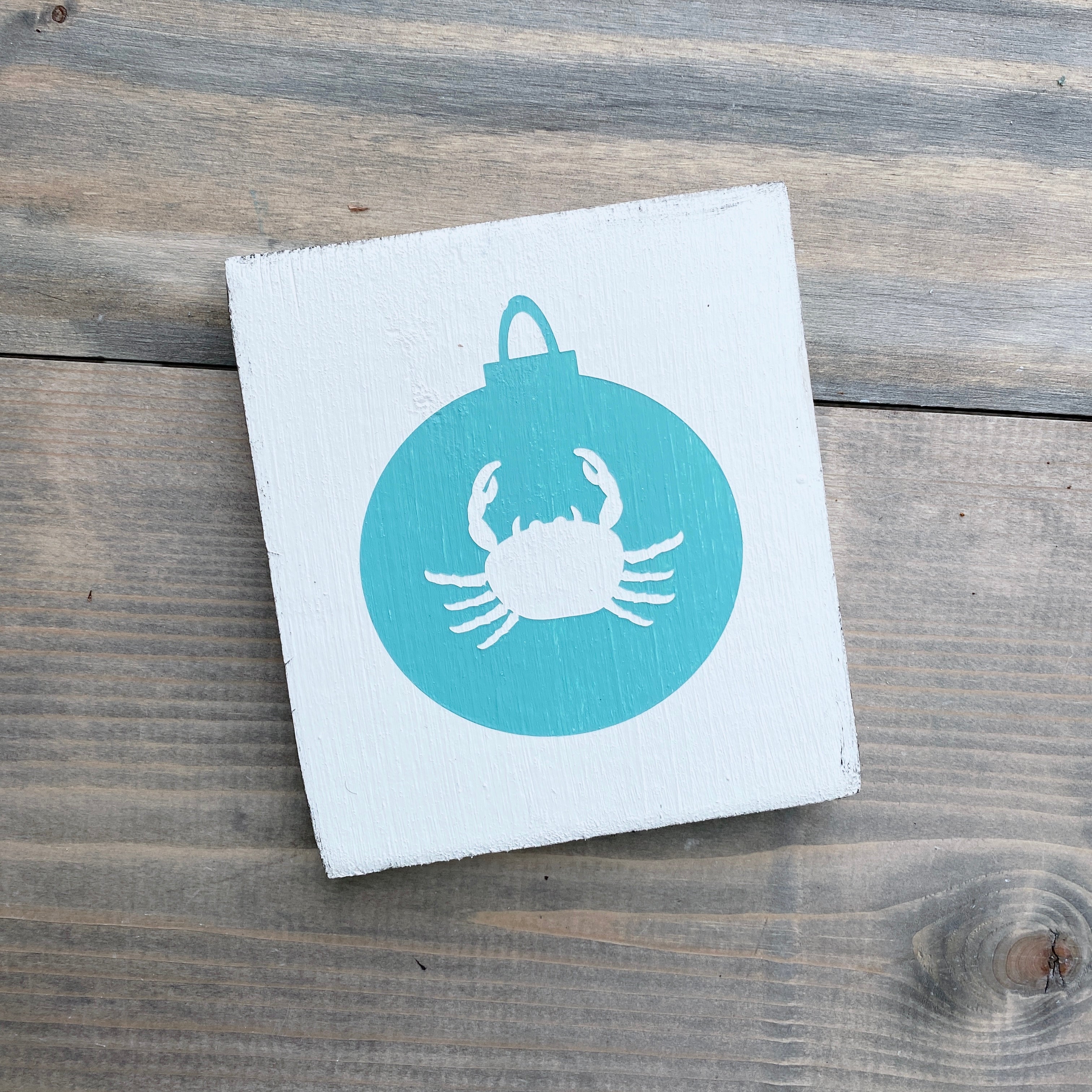 Crab Ornament Sign