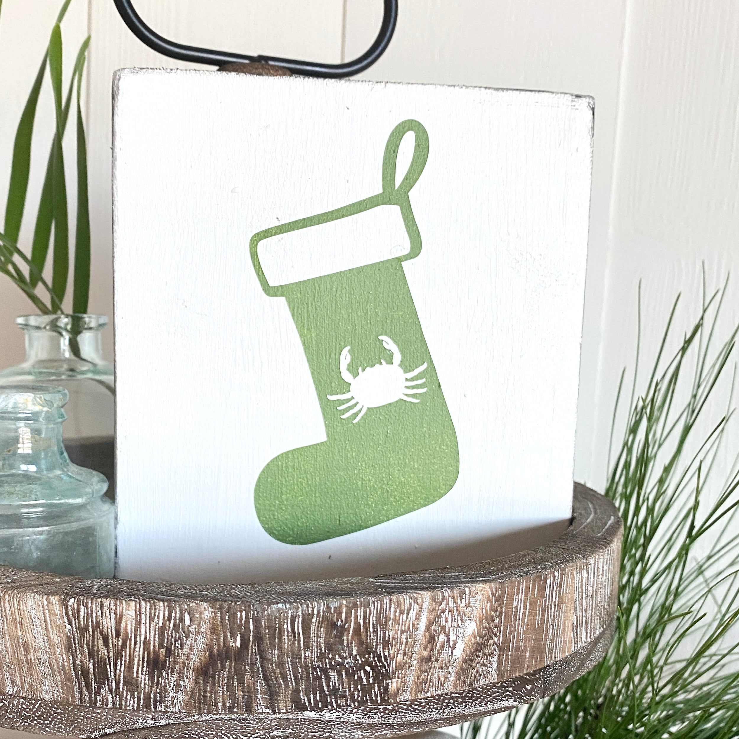 Crab Stocking Sign