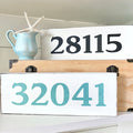 Custom Zip Code Sign Small
