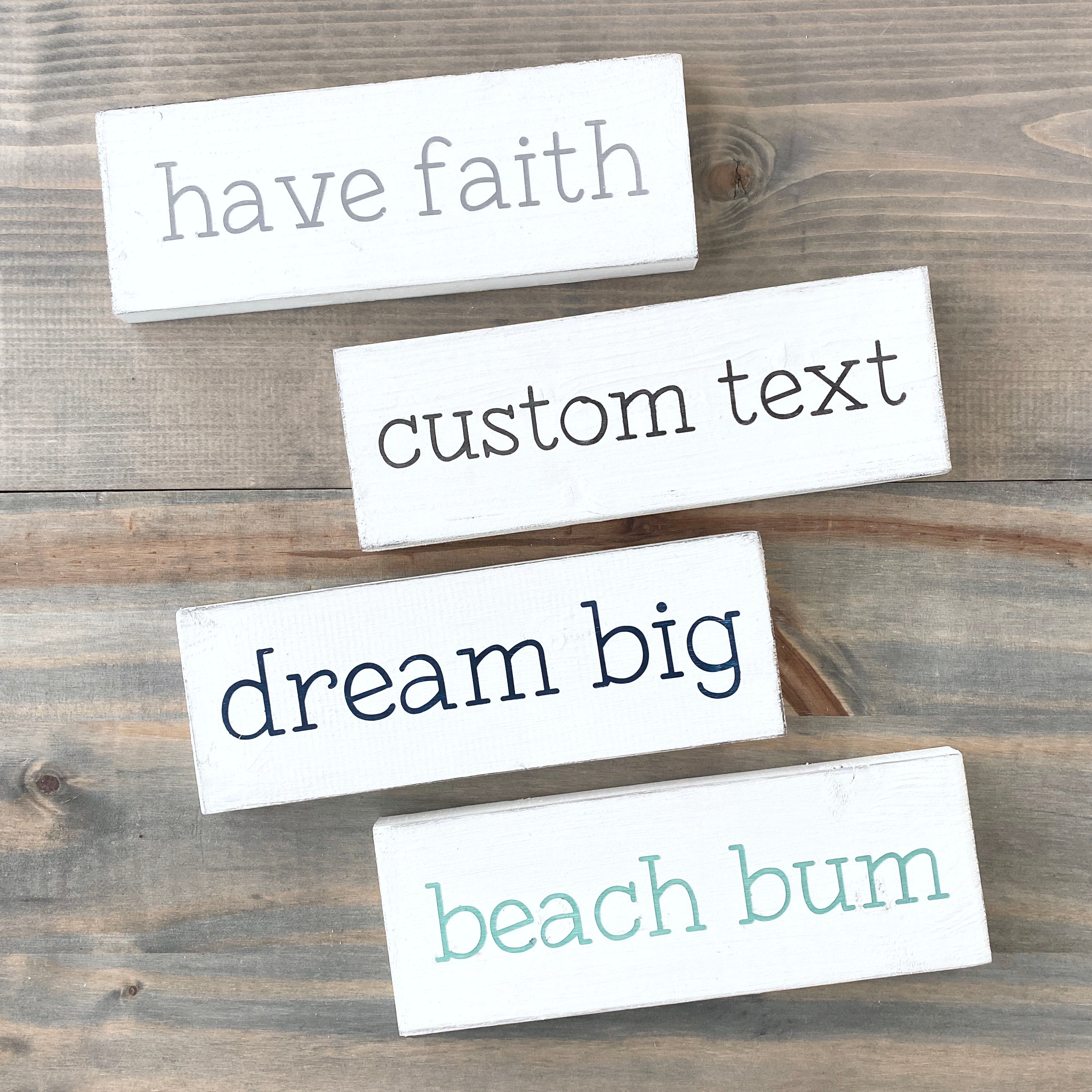 CUSTOM- Small Quote or Word Sign