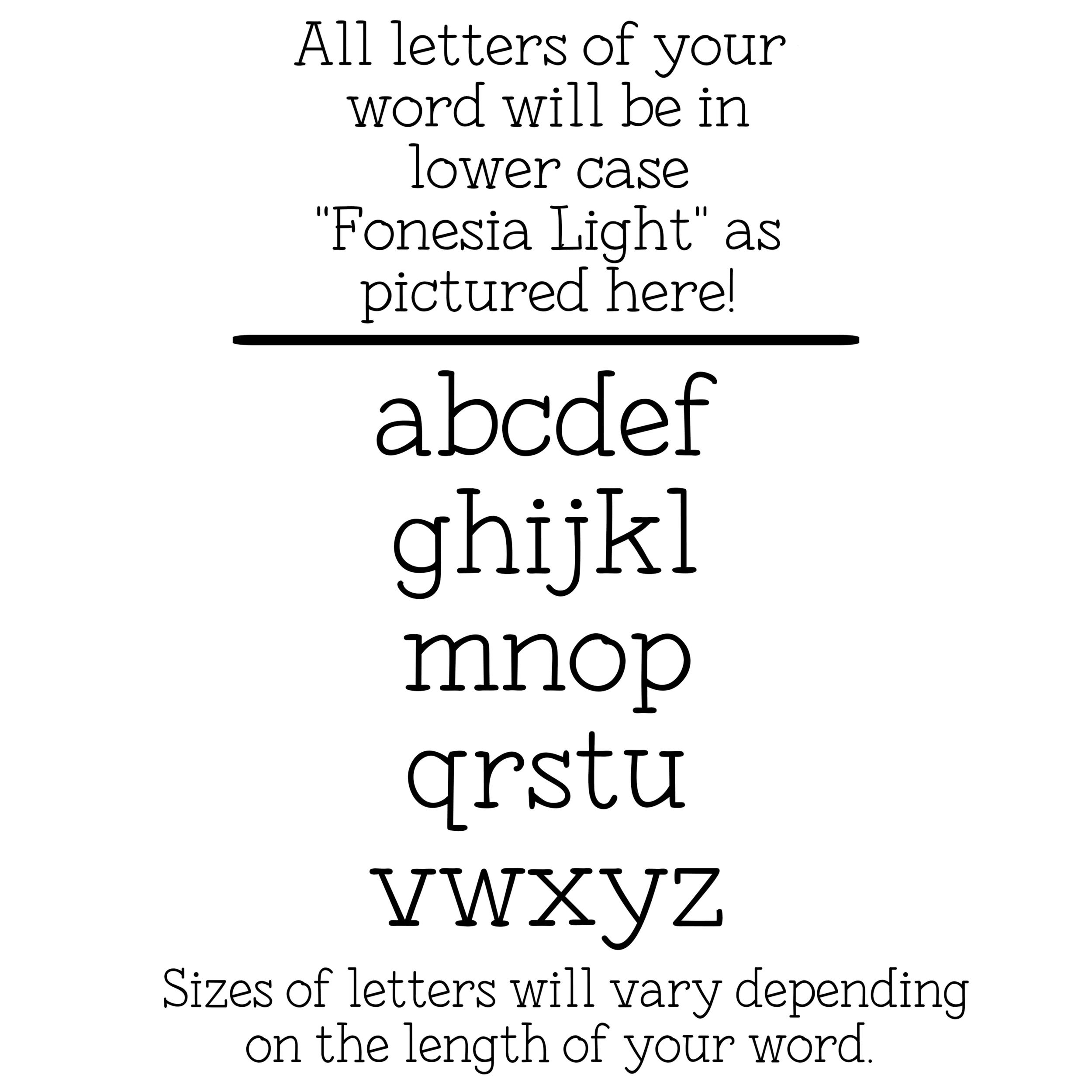 CUSTOM- Small Quote or Word Sign