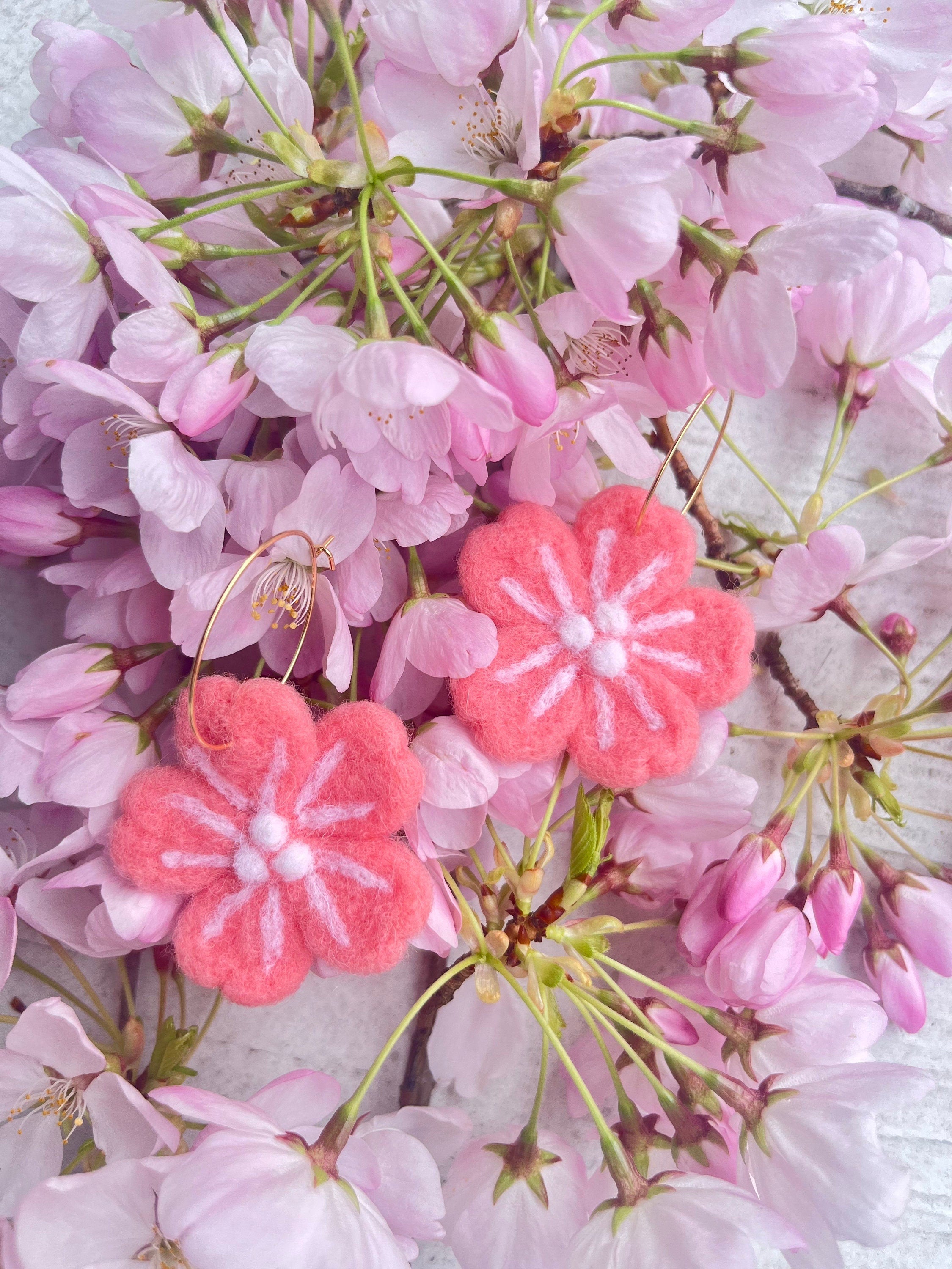 Sakura Flower Earrings